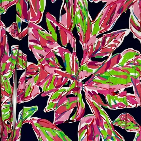Lilly Pulitzer Sarasota Tunic “In the Vias” Navy/Pink - XS - Picture 7 of 11